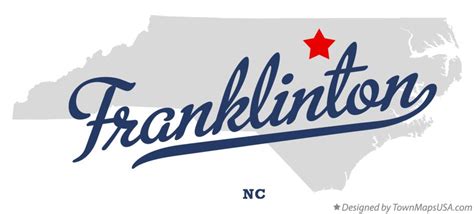 Map Of Franklinton Nc North Carolina