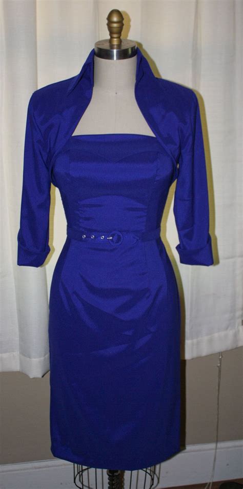 marilyn monroe royal blue wiggle dress strapless custom made to fit 235 00 via etsy
