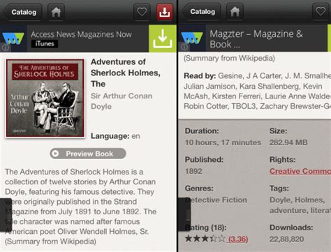 If you prefer to get free audiobooks directly on iphone or ipad, you can find 5 best apps from this part to download free audiobooks. iPhone, iPad Audiobook App With 7500+ Free Audiobooks
