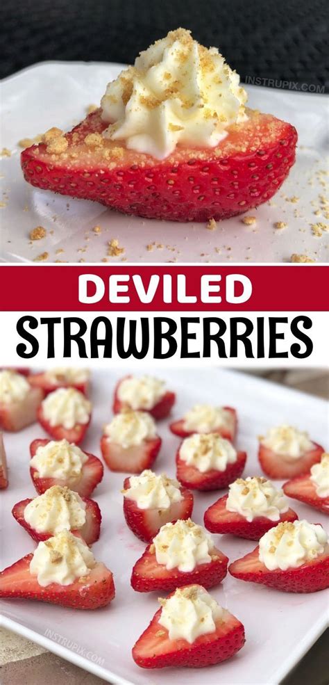Garlic, basil, and bacon deviled eggs. Deviled Strawberries | Recipe | Fruity desserts ...