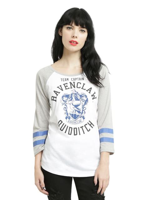 Harry Potter Ravenclaw Quidditch Team Captain Girls Raglan Ravenclaw