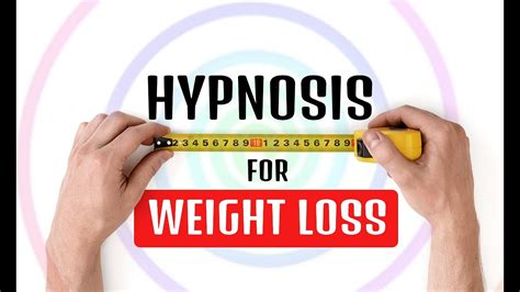 hypnosis for weight loss hypnotherapy session youtube