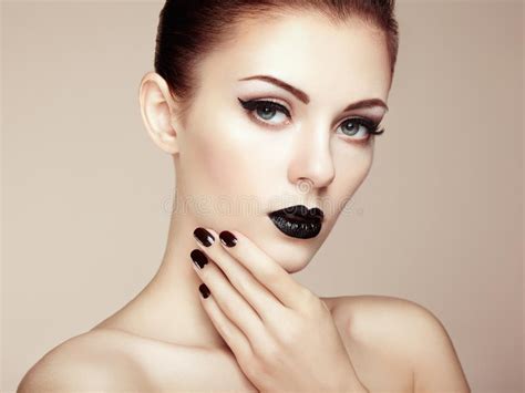 Luxury Fashion Style Manicure Cosmetics And Makeup Stock Image