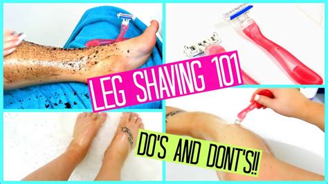 How To Shave Your Legs For Beginners Youtube