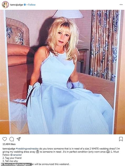 Tamra Judge Is Giving Away Her Wedding Dress From Her 2nd Marriage On Instagram