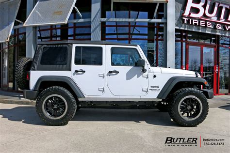 Jeep Wrangler With 20in Black Rhino Tanay Wheels Exclusively From