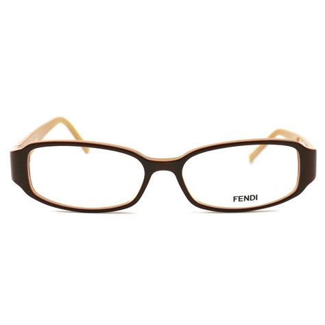 Fendi Women S Eyeglasses Ff624 210 Brown 51 15 130 Full Rim Rectangle Ebay