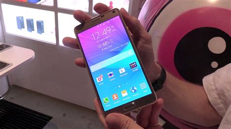 Hands On Samsung Galaxy Note 4 Youtube
