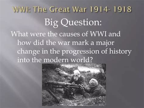 Ppt Wwi The Great War 1914 1918 Powerpoint Presentation Free