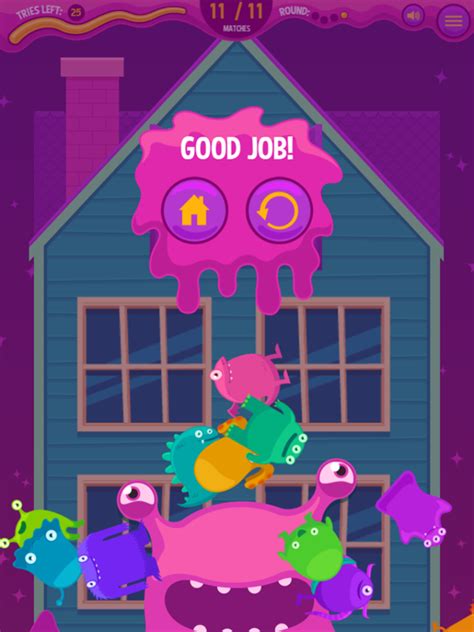 🕹️ Play Monster Mansion Match Math Game Free Online Educational Add