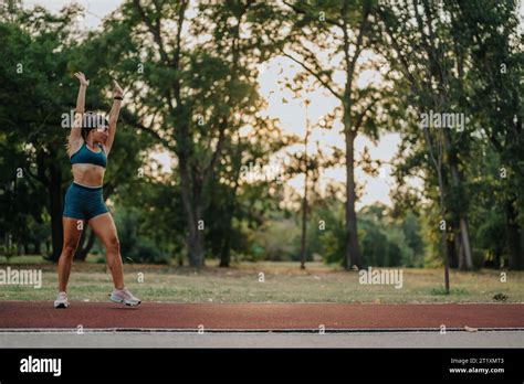 Athletic girl flaunt flexibility, strength, and stamina through 360