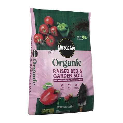 Miracle Gro Organic Raised Bed And Garden Soil Miracle Gro