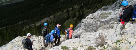 Scrambling Hiking Course In Alberta Technical Climbing Course