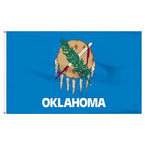 Oklahoma 2ft X 3ft Nylon Flag