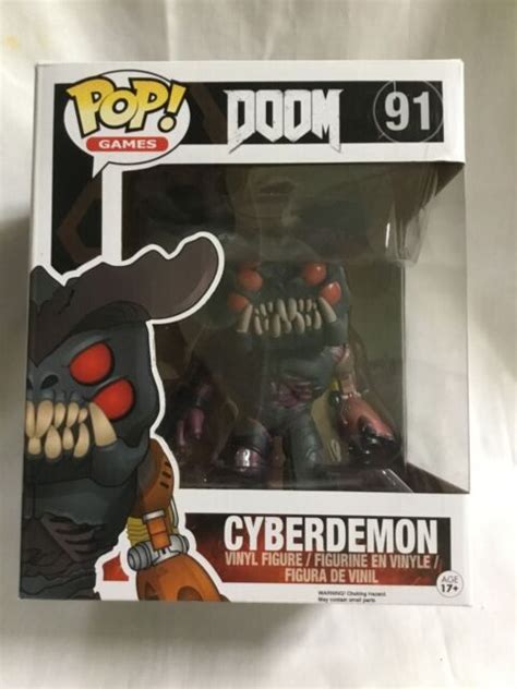 Doom Cyberdemon Oversized Pop Vinyl Figure 91 Funko 2016 For Sale