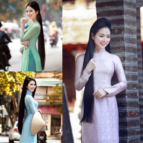 Why do many Vietnamese women have long hair?