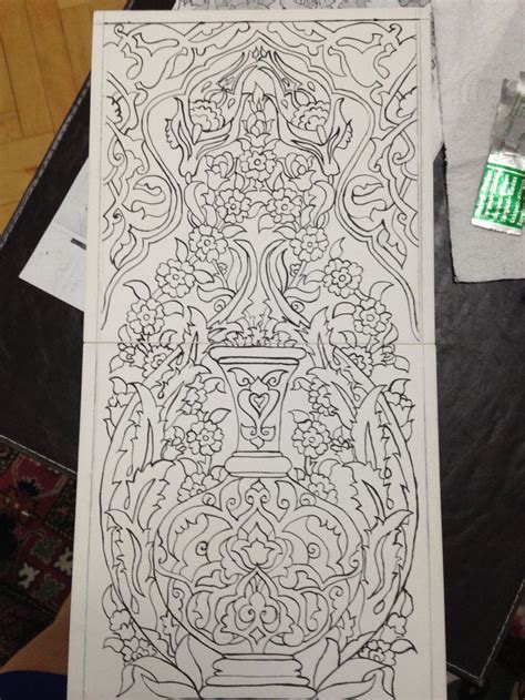 Çini Motif çini Desen Islamic Art Pattern Pattern Art Tile Art