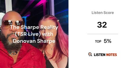 Donovan Sharpes Red Pill Podcast The Sharpe Reality Tsr Live