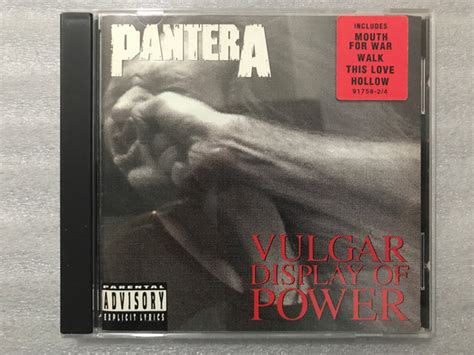 Pantera Vulgar Display Of Power 1992 Cd Discogs