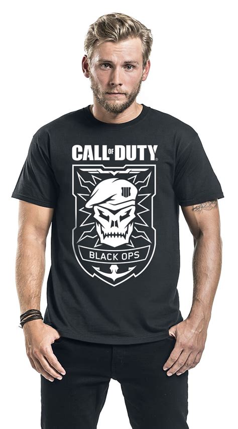 Black Ops Skull Call Of Duty T Shirt Emp