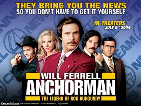 Anchorman News Team Assemble Anchorman Ron Burgundy Comedy Films