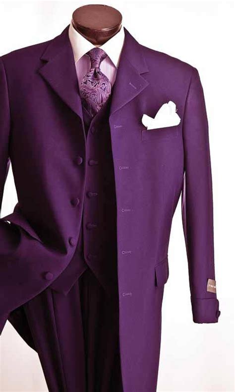 Purple Suit With Orange Tie Tuxedos Tails Zoot Suits Pastel Suits