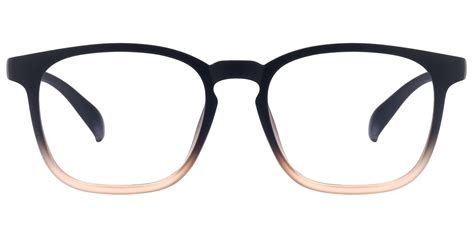 Dusk Classic Square Progressive Glasses Clear Mens Eyeglasses
