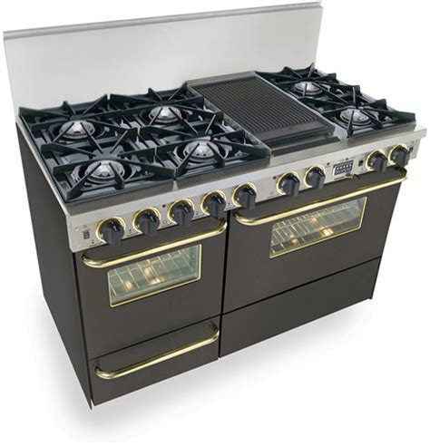 Fivestar Tpn5257sw 48 Inch Pro Style Dual Fuel Lp Gas Range With 6 Open