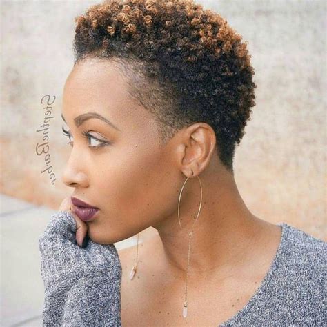 20 Inspirations Black Women Natural Short Haircuts