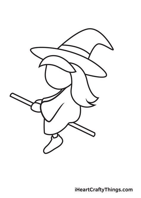 Witch Drawing How To Draw A Witch Step By Step 2023