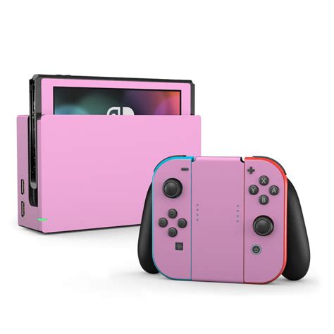 The nintendo switch lite coral is a cute one and no mistake, and it launched in north america on 3rd april, and in europe and australia on 24th april. Nintendo Switch Skin - Solid State Pink by Solid Colors ...