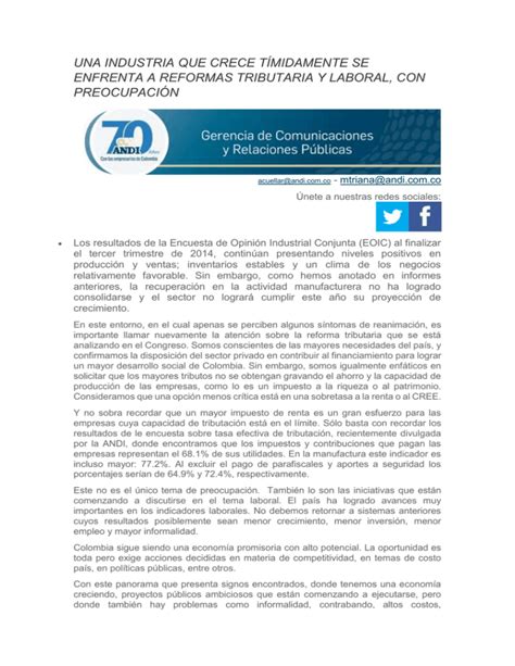 una industria que crece tímidamente se enfrenta a reformas