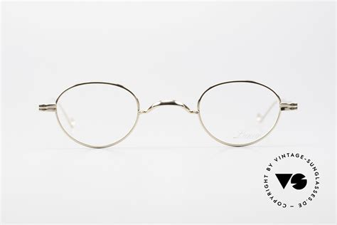 glasses lunor ii 03 xs unisex frame gold plated