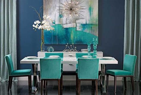 Salle à Manger Turquoise Gem Dining Room Room Ideas Listspirit