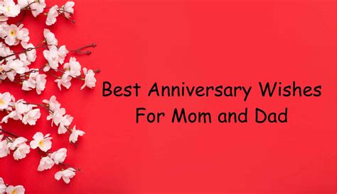 Best Anniversary Wishes For Mom And Dad MOM News Daily