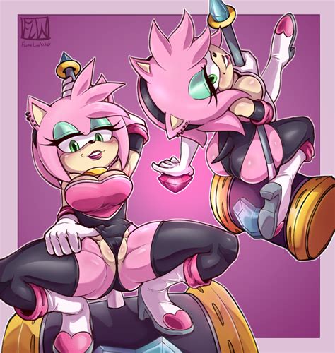 Rouge Amy By Flamelonewolf Hentai Foundry