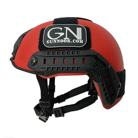 Exo Skeleton Tactical Bump Helmet Rescue Red Gunnook Tactical Llc