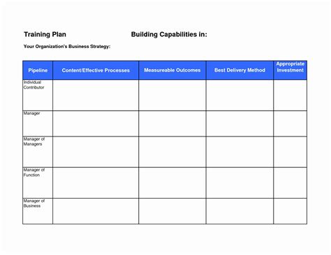 Plan Of Action And Milestones Template Excel
