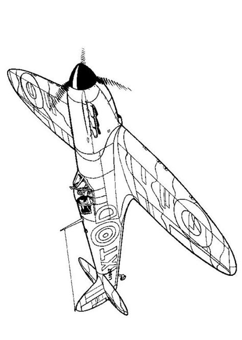 The coloring pages submarine contain the pictures of a special so, by coloring printable images, you can not only revive these amazing creations on paper but also create your own collection. Kids-n-fun.com | Coloring page WWII Aircrafts Spitfire 1940