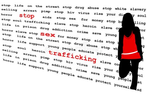 Stop Sex Trafficking Stock Vector Illustration Of Drug 10158970