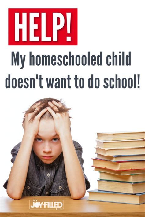 Help My Homeschooled Child Doesnt Want To Do School In 2020