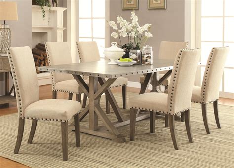 Webber 7 Piece Table And Chair Set By Coaster Casual Dining Rooms