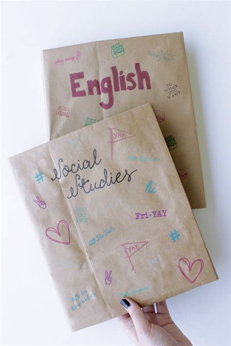 How To Make A Paper Bag Book Cover Paper Bag Book Cover Paper Bag