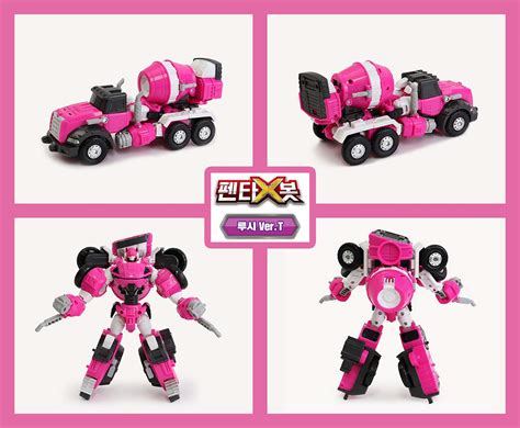 Miniforce Penta X Bot Lucy Pentatron Lucy Bot Transformer Robot Car Toy