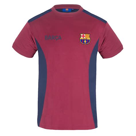 Fc Barcelona Mens Official T Shirt Poly Training Kit Football T Ebay