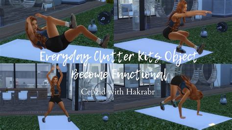 Sims 4 Mod Functional Exercise Mat Ft Everyday Clutter Kit Youtube