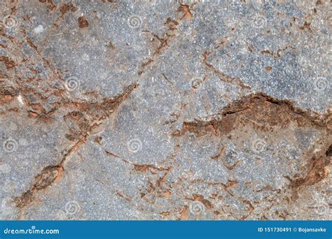 Beautiful Cracked Texture Of Natural Weathered Stone Stock Image