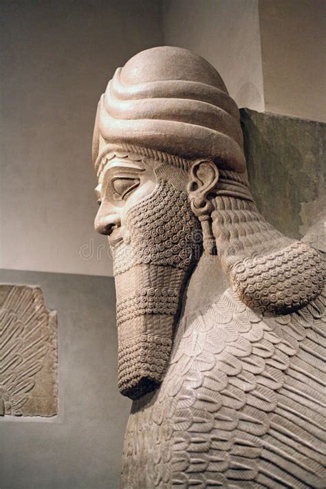 Head Of A Sumerian Annunaki Editorial Stock Image Image Of Columns