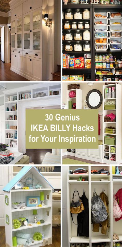 These ikea billy hacks all look stunning and they start from the simple billy bookcase. 30 Genius IKEA BILLY Hacks for Your Inspiration 2017