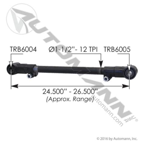 Tr16034 Torque Rod Adjustable Reyco Sadler Power Train Inc